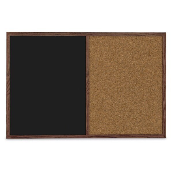 Slim Style Indoor Enclosed Corkboard, 36
